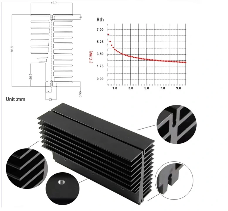 Best Selling OEM Aluminum Bonded Heat Sink