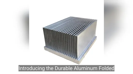 Изготовленный на заказ алюминиевый складной плавник с застежкой-молнией, радиатор камеры пара для станции 5g