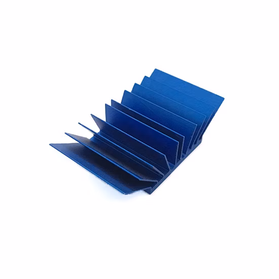 Поставщик OEM индивидуальный анодирование порошкового покрытия алюминиевый радиатор радиатора литья под давлением